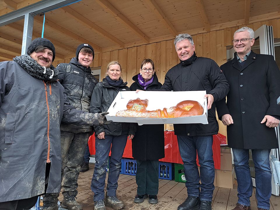 Eröffnung Naturkindergarten Einweihung des Naturkindergarten.